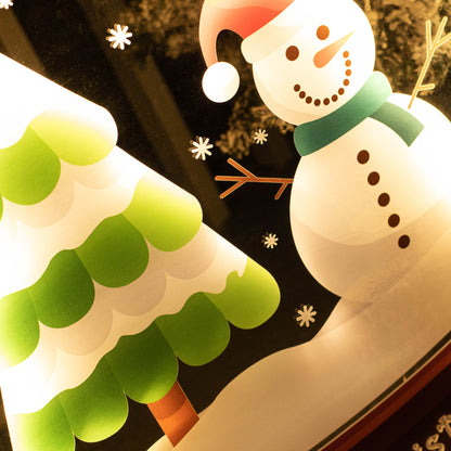 Christmas LED Acrylic Snowman Sign available for both retail and wholesale FGJR002