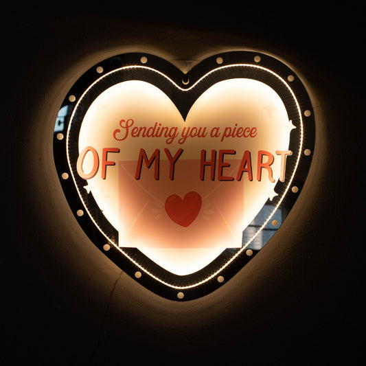 Heart Shape Valentine's Day Light Decor FGJR017