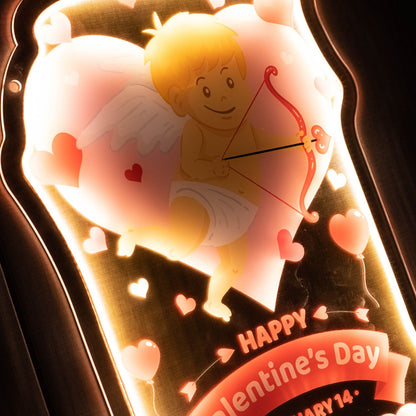 Cupid Love God Illuminated Wall Decoration for Valentine's Day FGJR018