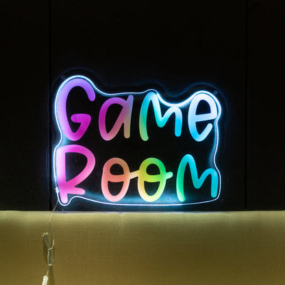 Brighten up your game room with our striking GAME ROOM Glow Sign FGHC002