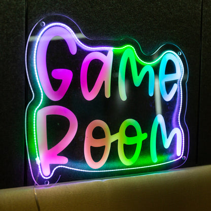 Brighten up your game room with our striking GAME ROOM Glow Sign FGHC002