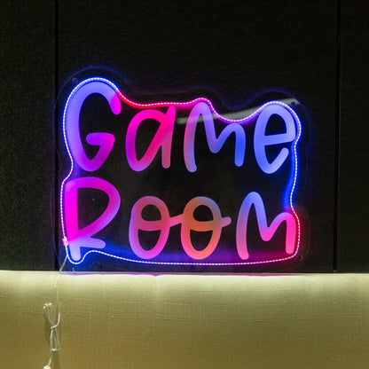 Brighten up your game room with our striking GAME ROOM Glow Sign FGHC002