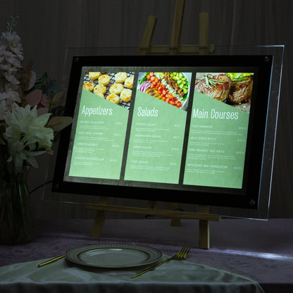 Brand Boosting: Tailor-Made Lighted Menu Signage BM001