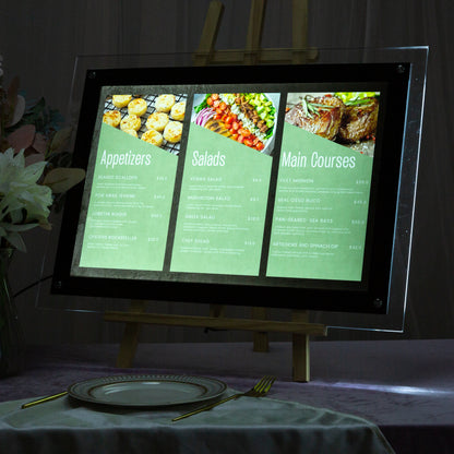 Brand Boosting: Tailor-Made Lighted Menu Signage BM001