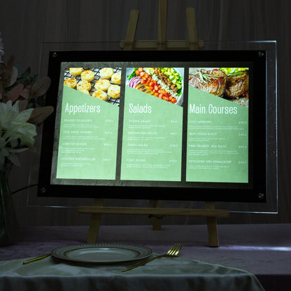 Brand Boosting: Tailor-Made Lighted Menu Signage BM001