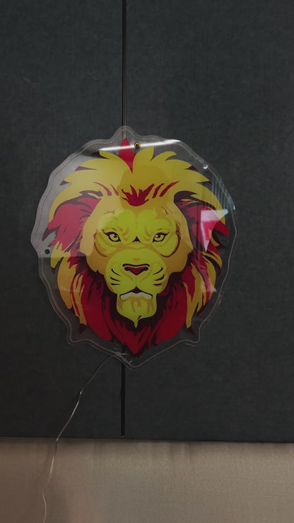 Decorate your room/business with our lion mane-inspired Glow Sign for a bold look FGHC005